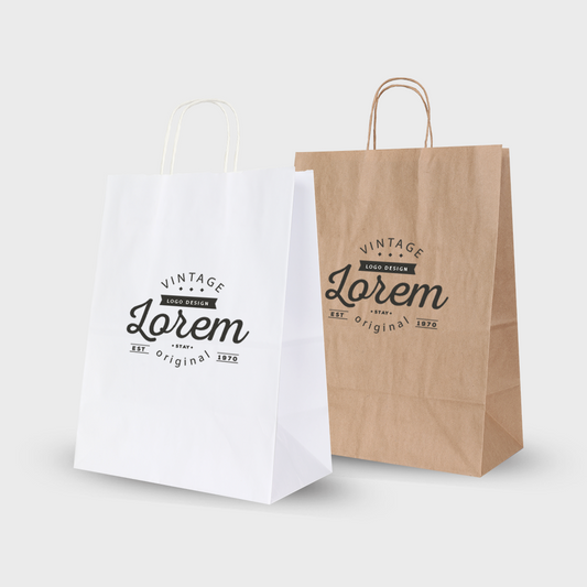 Twisted Handle Paper Bag 18X8X21CM