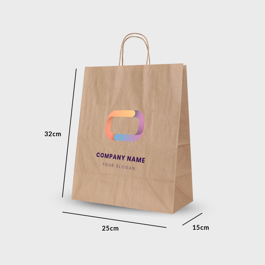 Twisted Handle Paper Bag 32x17x39CM