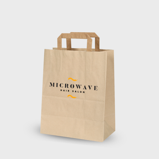 Flat Handle Paper Bag 21X11X27CM