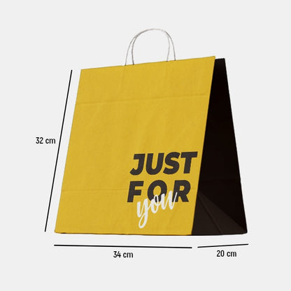 Fully Printed - Twisted Handle Paper Bag 34X20X32CM